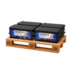 4 Bater�as para Energ�a Solar Off Grid | Ozonyx OZX205.AS